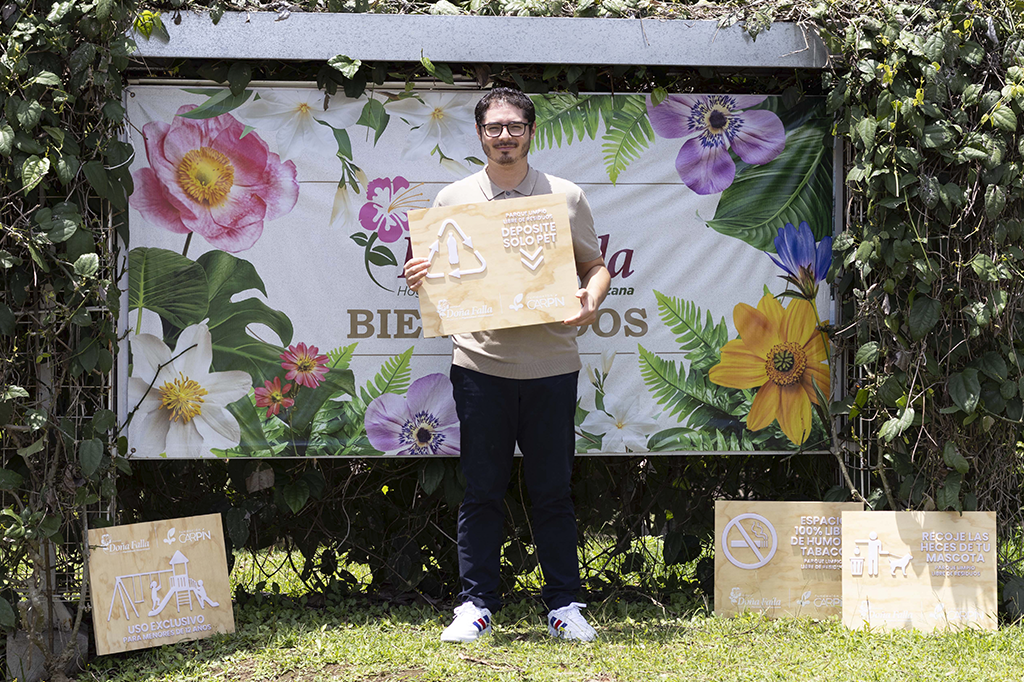 Fundación Carpín contribuye con señalización en Parque Doña Falla